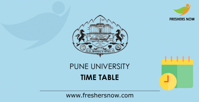 Pune University Time Table