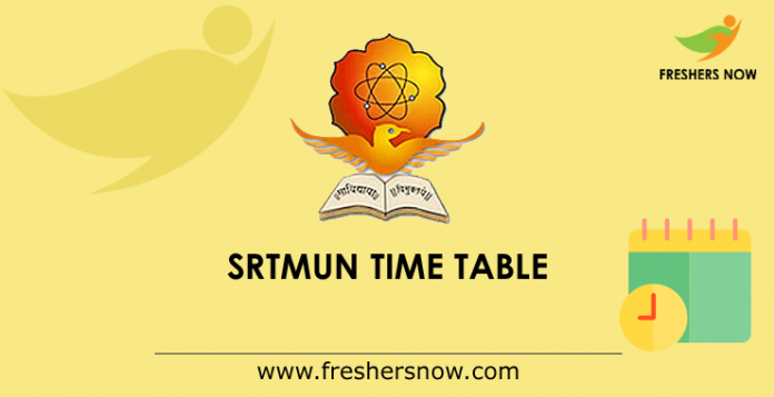 SRTMUN Time Table