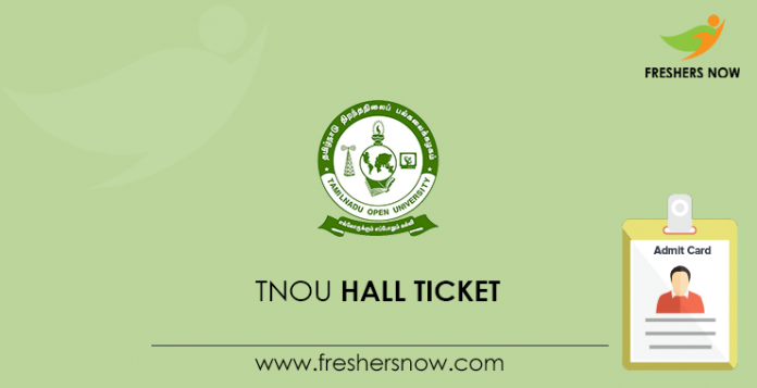 TNOU Hall Ticket