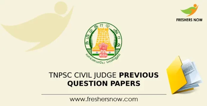 TNPSC Civil Judge Previous Question Papers