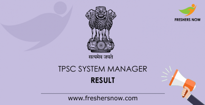 TPSC System Manager Result