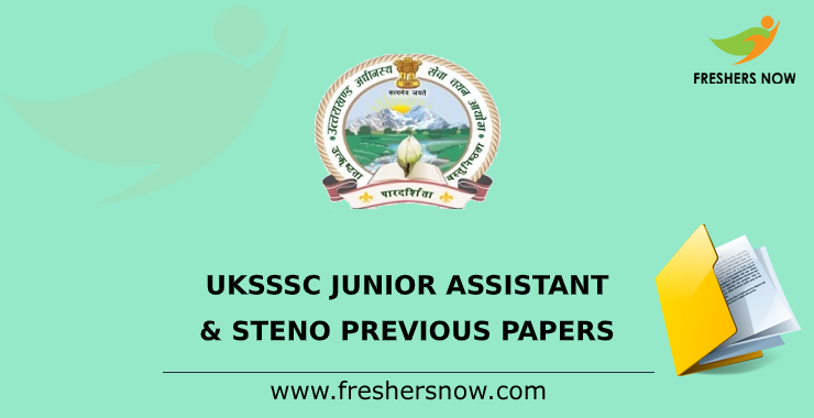 UKSSSC Junior Assistant Previous Papers PDF | Old Papers