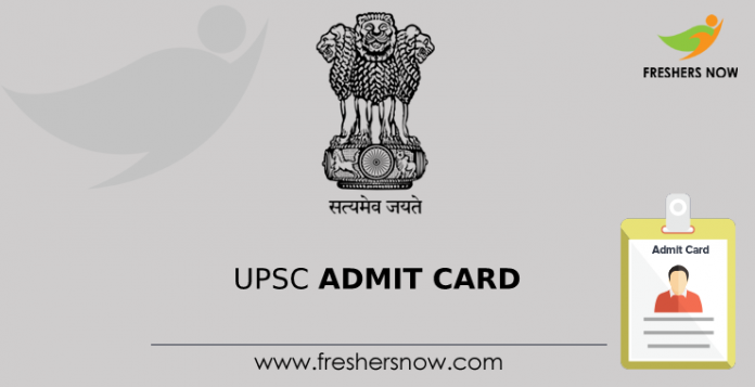 UPSC Admit Card