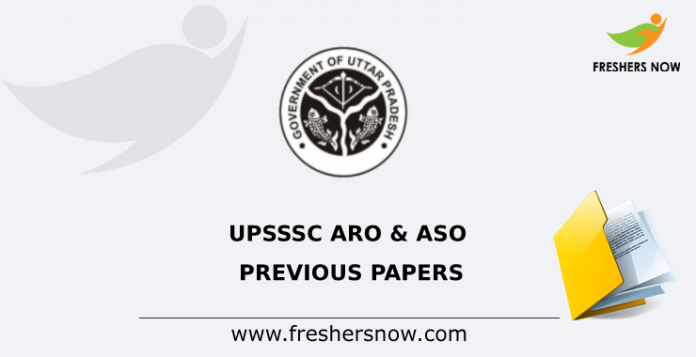 UPSSSC ARO & ASO Previous Papers