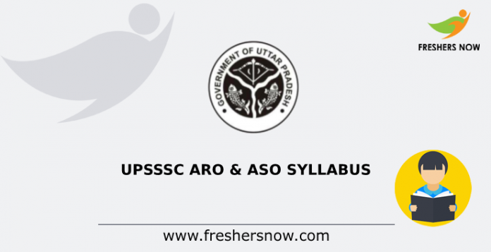UPSSSC ARO & ASO Syllabus