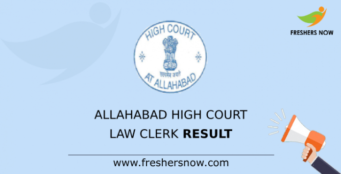 Allahabad High Court Law Clerk Result