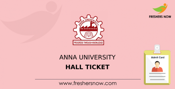 Anna University Hall Ticket