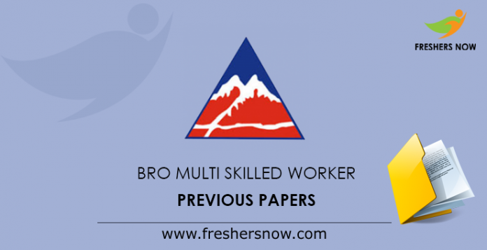 BRO Multi Skilled Worker Previous Papers
