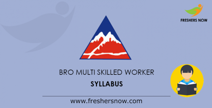 BRO Multi Skilled Worker Syllabus
