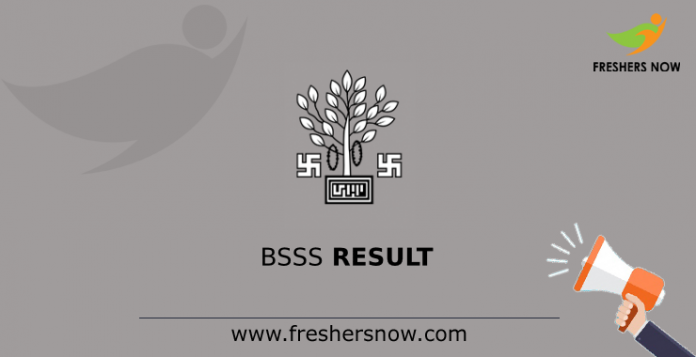 BSSS Executive Assistant Result