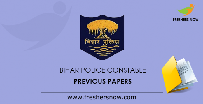 Bihar Police Constable Previous Papers