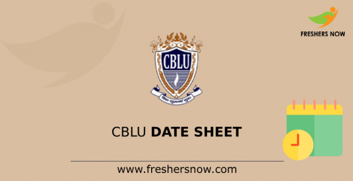 CBLU Date Sheet