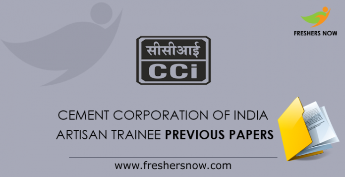 CCI Artisan Trainee Previous Papers