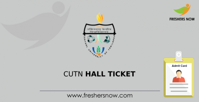 CUTN Hall Ticket