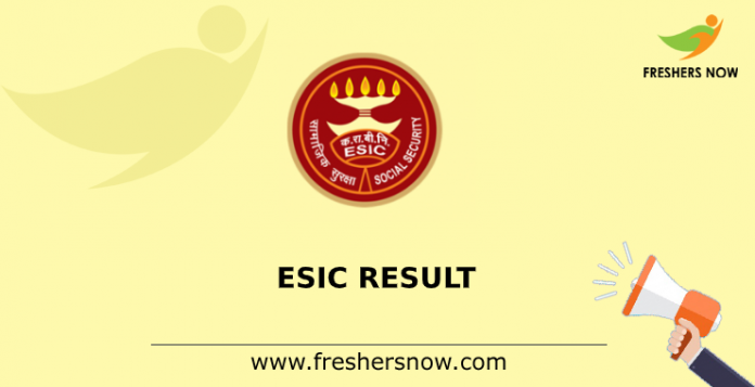 ESIC Result