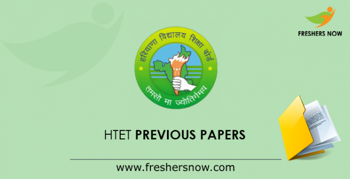 HTET Previous Papers