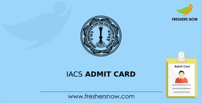 IACS Admit Card