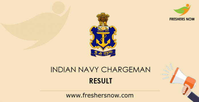 Indian Navy Chargeman Result