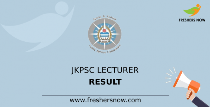 JKPSC Lecturer Result