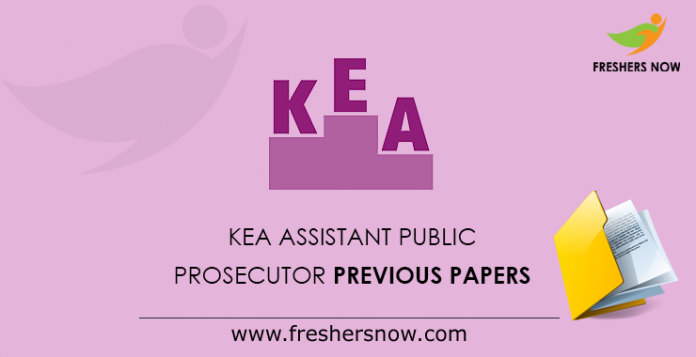 KEA Assistant Public Prosecutor Previous Papers