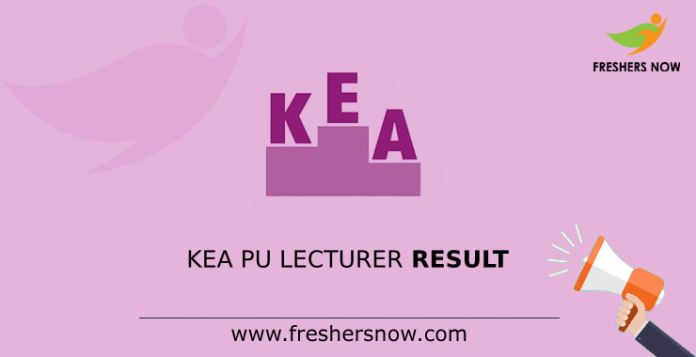 KEA PU Lecturer Result