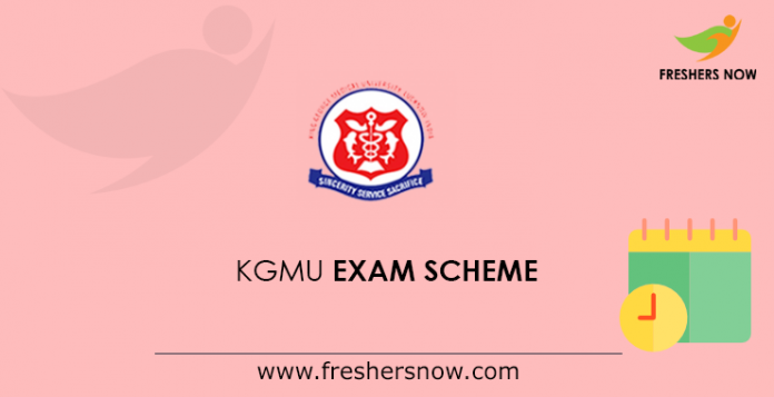 KGMU Exam Scheme