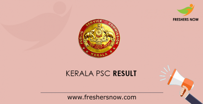 Kerala PSC Result