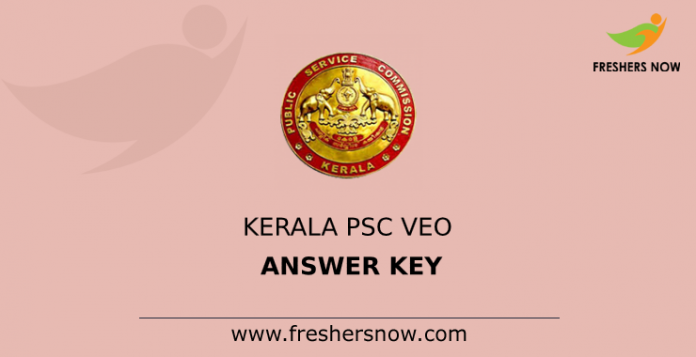 Kerala PSC VEO Final Answer Key 2022 Out | Exam Key