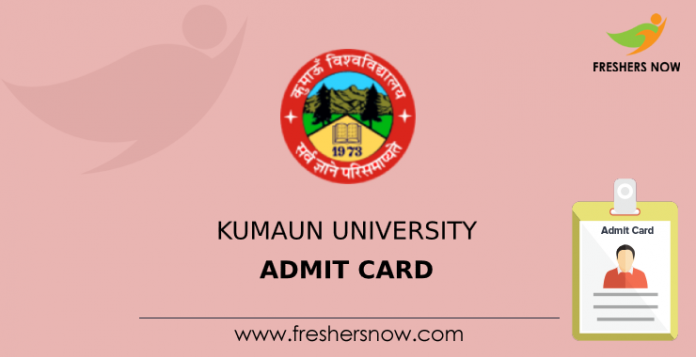 Kumaun University Admit Card