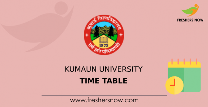 Kumaun University Time Table