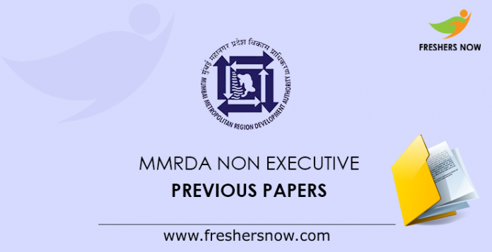 MMRDA Non Executive Previous Papers
