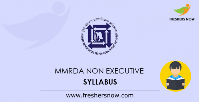MMRDA Non Executive Syllabus