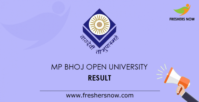 MP Bhoj Open University Result