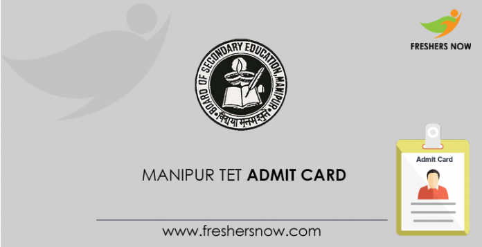 Manipur TET Admit Card
