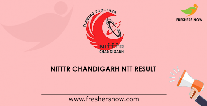 NITTTR Chandigarh NTT Result