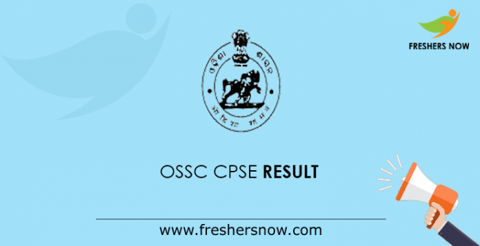 OSSC CPSE Result