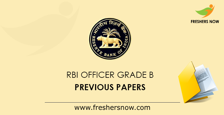 RBI Grade B Previous Year Question Papers PDF Download