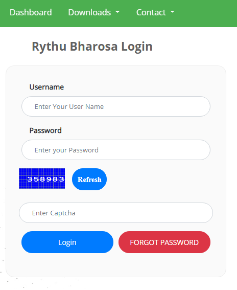 Rythu Bharosa Login