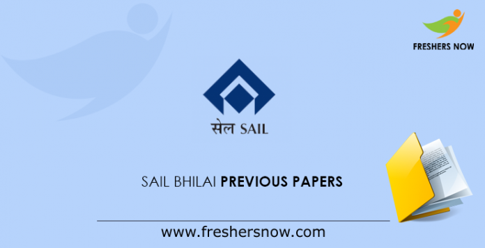 SAIL Bhilai Previous Papers
