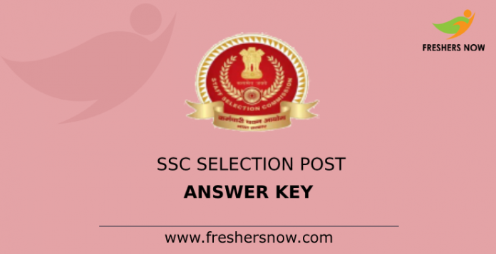 Ssc Selection Post Phase 8 Answer Key 2021 Out Phase 8 Exam Key 2177