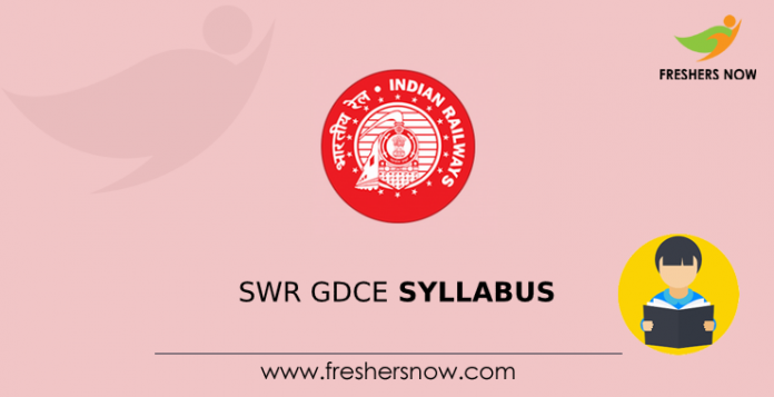 SWR GDCE Syllabus