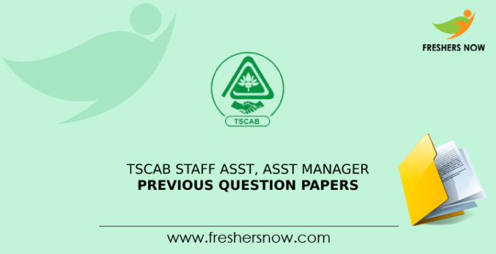 TSCAB Staff Assistant Assistant Manager Previous Question Papers