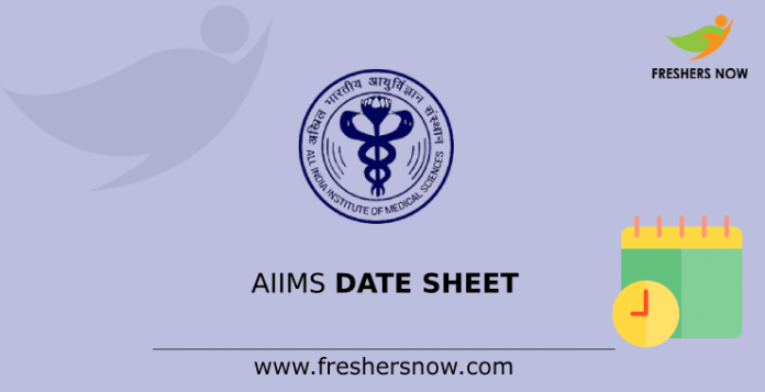 AIIMS Time Table