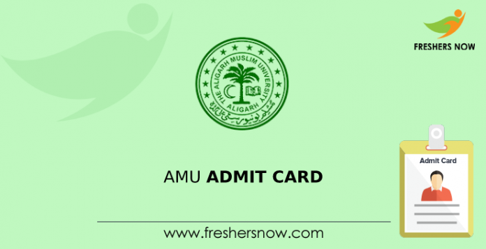 AMU Admit Card