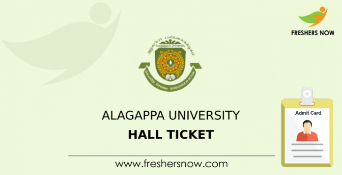 Alagappa University Hall Ticket