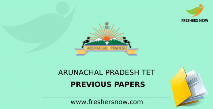 Arunachal Pradesh TET Previous Papers