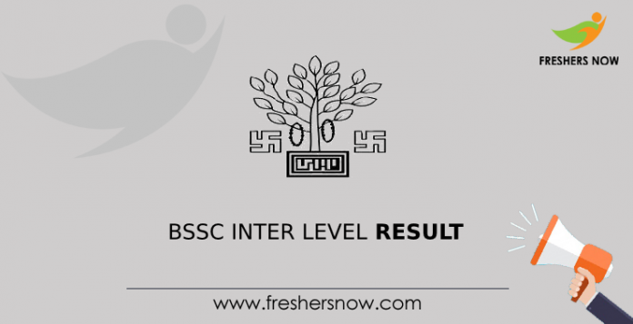 BSSC Inter Level Result