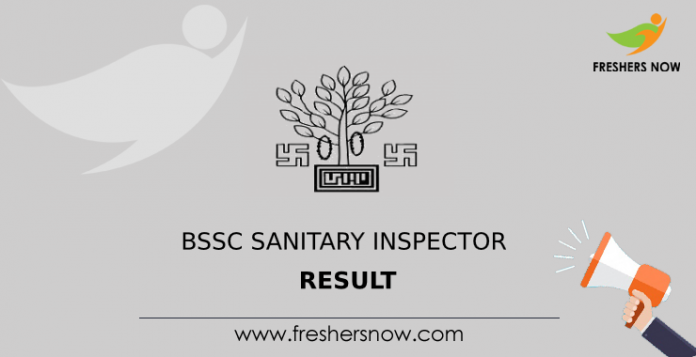 BSSC Sanitary Inspector Result
