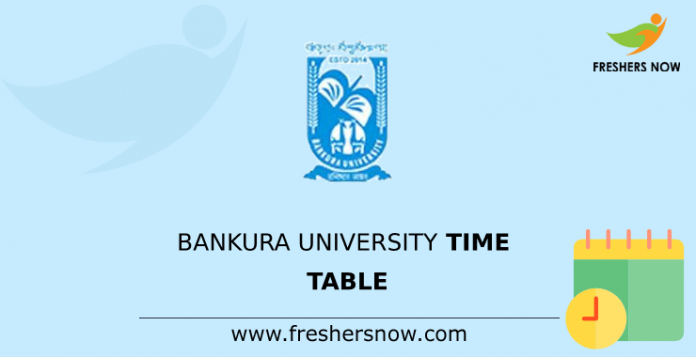 Bankura University Time Table