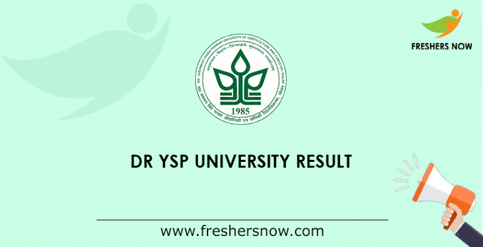 Dr YSP University Result